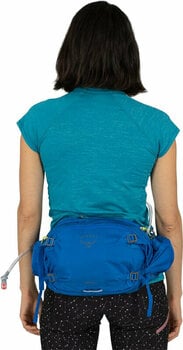 Cycling backpack and accessories Osprey Seral 7 Postal Blue Waistbag - 6