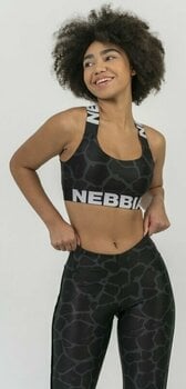 Fitnes hlače Nebbia Nature Inspired High Waist Leggings Black XS Fitnes hlače - 6