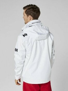 Giacca Helly Hansen Men's Crew Hooded Midlayer Giacca White S - 4