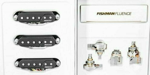 Tonabnehmer für Gitarre Fishman Fluence Single Width Strat Set Black - 3