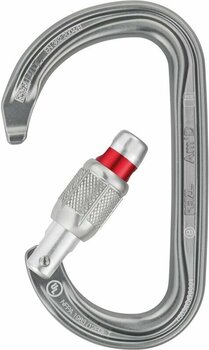Karbinhakar för klättring Petzl Am’D D Carabiner Gray Screw Lock - 3