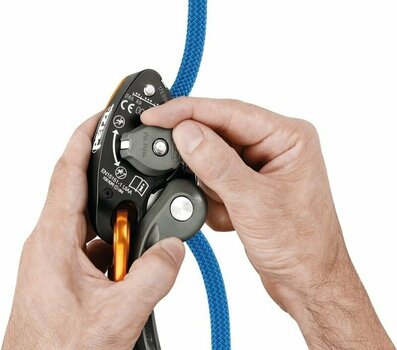 Attrezzatura di sicurezza per arrampicata Petzl Grigri + Dispositivo di assicurazione Orange - 4