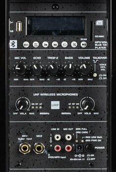 Batteriebetriebenes PA-System Ibiza Sound PORT15UHF-BT Batteriebetriebenes PA-System - 4