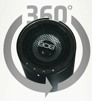 portable Speaker 808 Audio SP360 Canz XL Wireless Speaker Black - 5