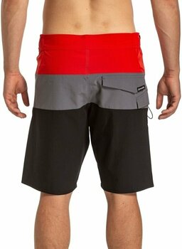 Men's Swimwear Meatfly Mitch Boardshorts 21'' Red Stripes XL - 3