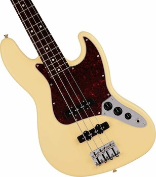 Bajo de 4 cuerdas Fender Made in Japan Junior Jazz Bass RW Satin Vintage White Bajo de 4 cuerdas - 4