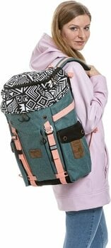Lifestyle ruksak / Taška Meatfly Scintilla Backpack Dancing White/Heather Moss 26 L Batoh - 7