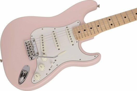 E-Gitarre Fender Made in Japan Junior Collection Stratocaster MN Satin Shell Pink - 3