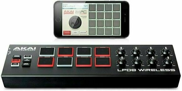 MIDI kontroler, MIDI ovládač Akai LPD8 Wireless - 4