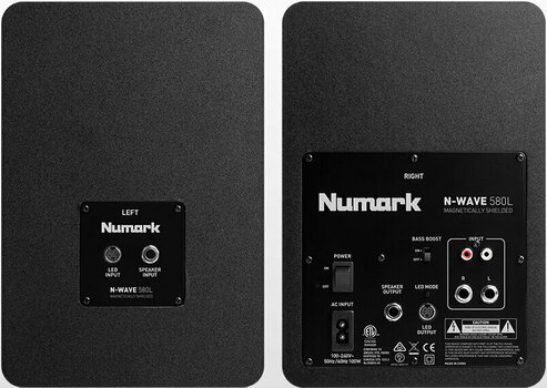 2-pásmový aktivní studiový monitor Numark N-Wave 580L - 4