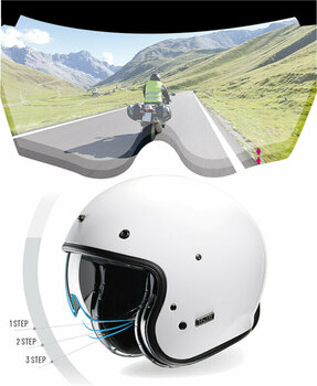 Helm HJC V31 Solid White XS Helm - 5