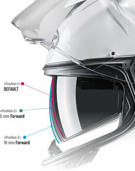 Helmet HJC RPHA 71 Solid Pearl White S Helmet - 5