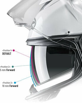 Helmet HJC RPHA 71 Solid Pearl White M Helmet - 5