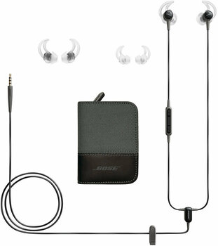 En la oreja los auriculares Bose SoundTrue Ultra In-Ear Headphones Apple Charcoal Black - 6
