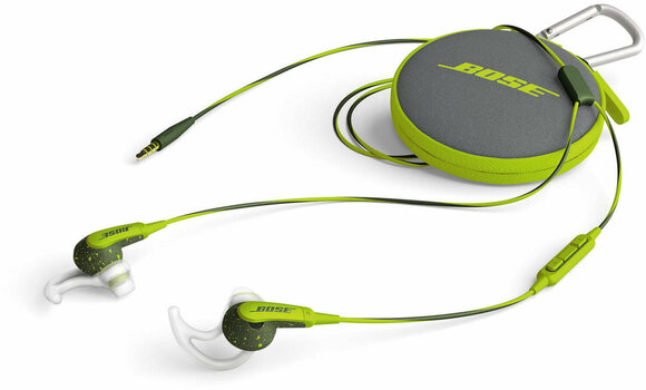 En la oreja los auriculares Bose Soundsport In-Ear Headphones Apple Energy Green - 5