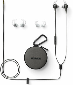 En la oreja los auriculares Bose Soundsport In-Ear Headphones Android Charcoal Black - 6