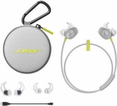 Trådlösa in-ear-hörlurar Bose SoundSport Wireless in-ear headphones Lemon - 4