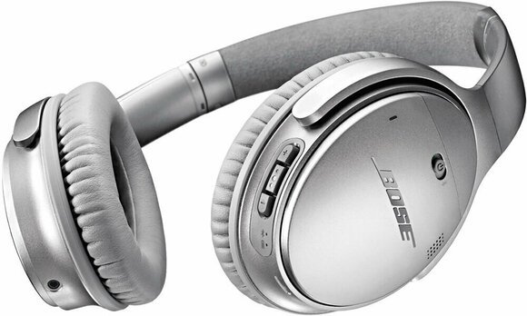 Bezdrôtové slúchadlá na uši Bose QC 35 Wireless Silver - 3