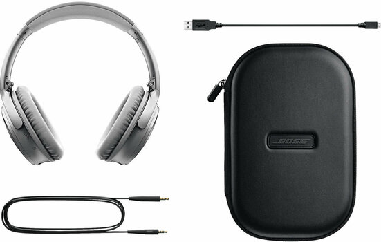 Wireless On-ear headphones Bose QC 35 Wireless Silver - 7