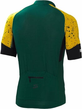 Cycling jersey Spiuk Helios Jersey Short Sleeve Green 2XL - 2