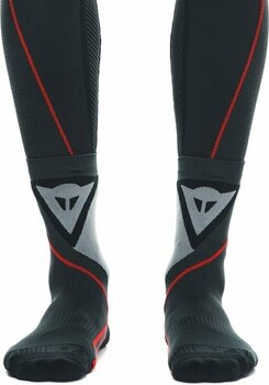 Meias Dainese Meias Thermo Mid Socks Black/Red 39-41 - 2