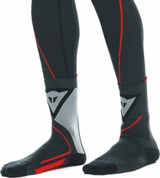 Nogavice Dainese Nogavice Thermo Mid Socks Black/Red 39-41 - 3