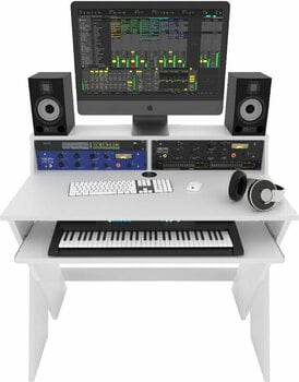 Mobiliário de estúdio Glorious Sound Desk Compact White - 5