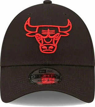 Korkki Chicago Bulls 9Forty NBA Neon Outline Black/Red UNI Korkki - 2