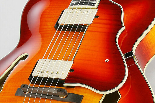 Semi-akoestische gitaar Ibanez AF155 Artstar Aged Whiskey Burst - 4