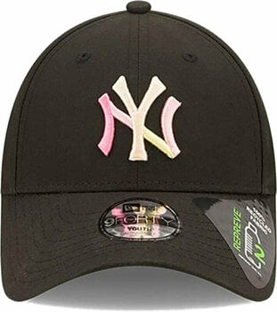 Kappe New York Yankees 9Forty K MLB Block Logo Black/Metallic Child Kappe - 2