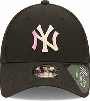 Baseballpet New York Yankees 9Forty K MLB Block Logo Black/Metallic Youth Baseballpet - 2