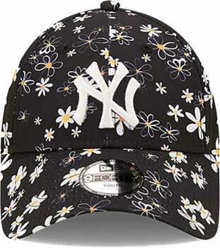 Cappellino New York Yankees 9Forty K MLB Daisy Black/White Youth Cappellino - 2