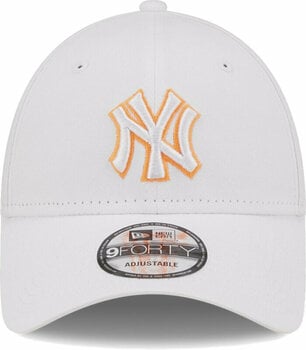 Baseballpet New York Yankees 9Forty MLB Neon Outline White/Orange UNI Baseballpet - 2