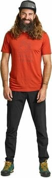 Camisa para exteriores Ortovox 150 Cool MTN Protector TS M Cengia Rossa XL Camiseta - 4