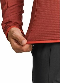 Hættetrøje til udendørs brug Ortovox Fleece Grid Jacket M Clay Orange L Hættetrøje til udendørs brug - 3