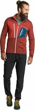 Outdoor Hoodie Ortovox Fleece Grid Jacket M Clay Orange L Outdoor Hoodie - 5