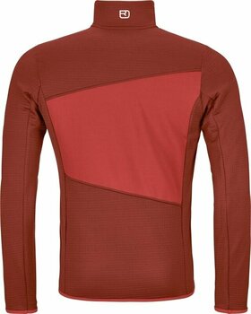 Hættetrøje til udendørs brug Ortovox Fleece Grid Jacket M Clay Orange XL Hættetrøje til udendørs brug - 2