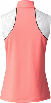 Polo košile Daily Sports Maja Sleeveless Polo Shirt Coral L - 2