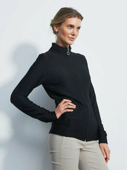 Hoodie/Sweater Daily Sports Verona Long-Sleeved Full Zip Top Black L - 3
