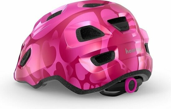 Kid Bike Helmet MET Hooray Pink Hearts/Glossy S (52-55 cm) Kid Bike Helmet - 3