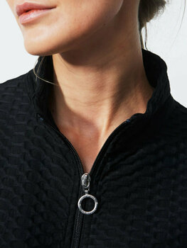 Hoodie/Sweater Daily Sports Verona Long-Sleeved Full Zip Top Black L - 6