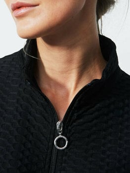 Hoodie/Sweater Daily Sports Verona Long-Sleeved Full Zip Top Black S - 6