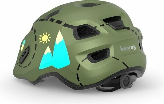 Dětská cyklistická helma MET Hooray Green Forest/Matt XS (46-52 cm) Dětská cyklistická helma - 3