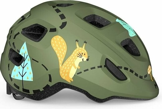 Kid Bike Helmet MET Hooray Green Forest/Matt S (52-55 cm) Kid Bike Helmet - 2