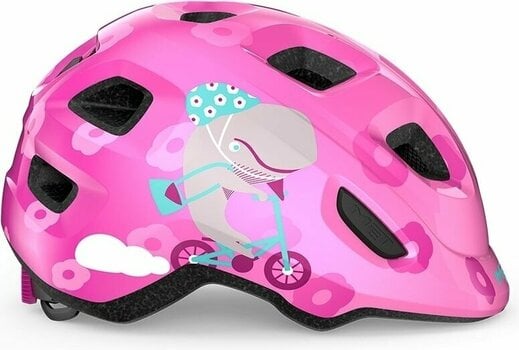 Casco da ciclismo per bambini MET Hooray Pink Whale/Glossy XS (46-52 cm) Casco da ciclismo per bambini - 2