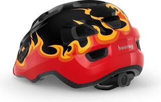 Kinder fahrradhelm MET Hooray Black Flames/Glossy XS (46-52 cm) Kinder fahrradhelm - 2