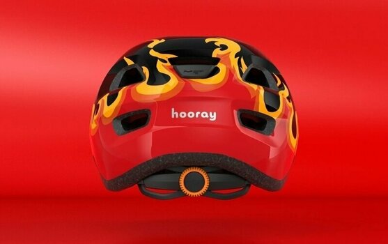 Dětská cyklistická helma MET Hooray Black Flames/Glossy XS (46-52 cm) Dětská cyklistická helma - 8