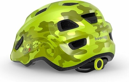 Kid Bike Helmet MET Hooray Lime Chameleon/Glossy XS (46-52 cm) Kid Bike Helmet - 3
