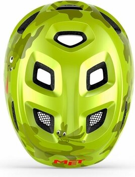 Dětská cyklistická helma MET Hooray Lime Chameleon/Glossy XS (46-52 cm) Dětská cyklistická helma - 4