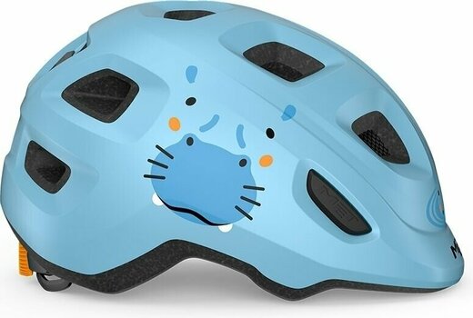 Dětská cyklistická helma MET Hooray Pale Blue Hippo/Matt S (52-55 cm) Dětská cyklistická helma - 2